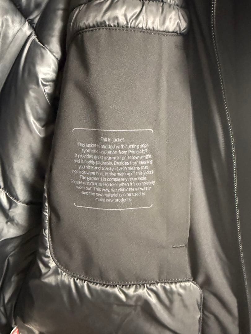 HOUDINI M's Fall in Jacket Sサイズ