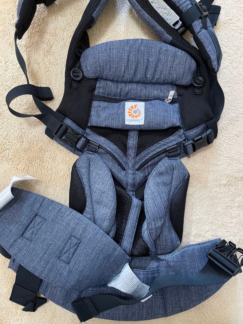 【新品】エルゴベビー　OMNI360 クールエアメッシュ　インディゴ　デニム