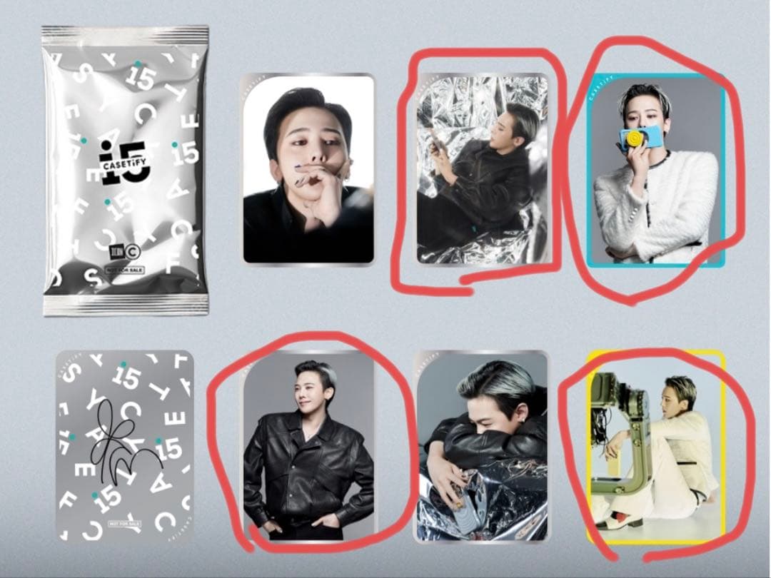 casetify×G-dragon フォトカード