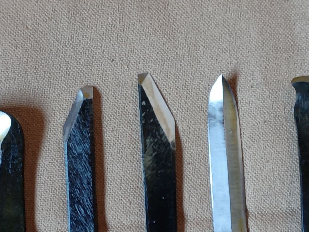 昌国　共柄盆栽彫刻刀