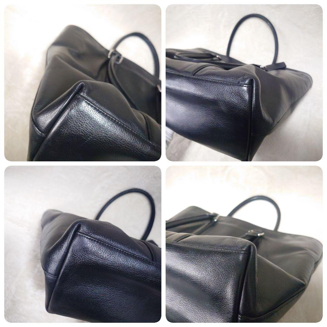 【美品】コーチ トートバッグ メトロポリタン 2way 大容量 A4収納可能 黒