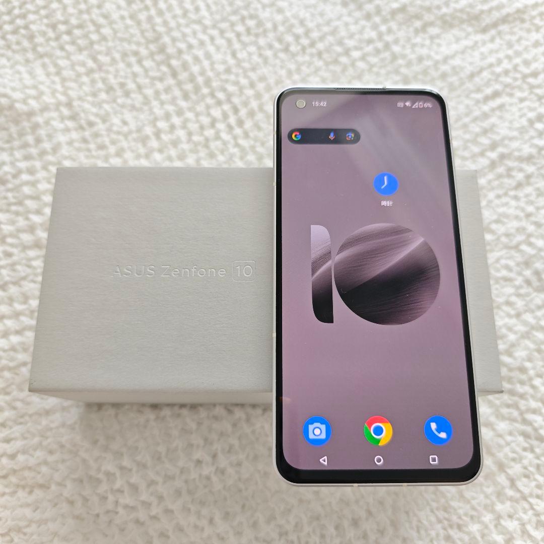 ASUS Zenfone 10 本体 ホワイト ケース付き