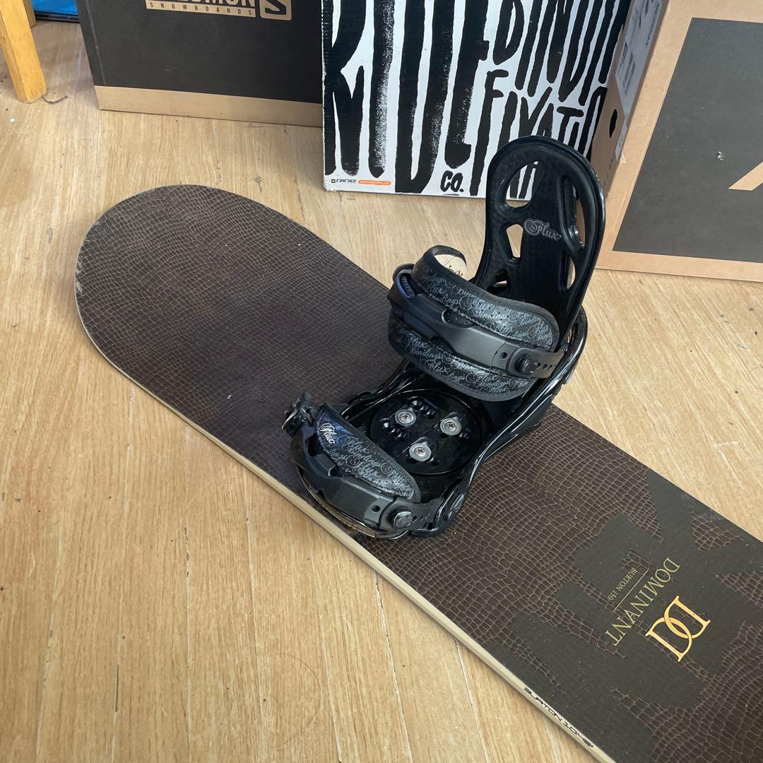 BURTON×FLUX　バートン　スノーボードセット　フラックスバインディング付