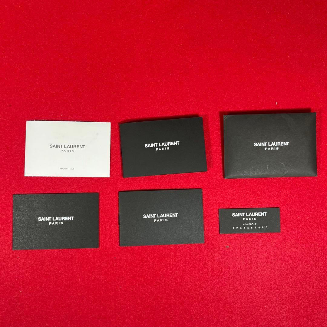 サンローラン　SAINT LAURENT チェーンレザーブレスレット