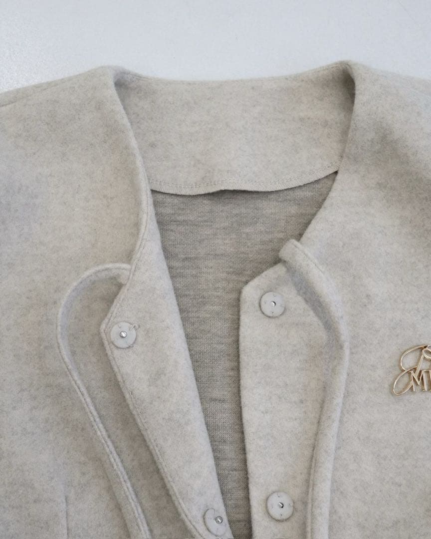 【完売品】jumelle メルトンペプラムトップ