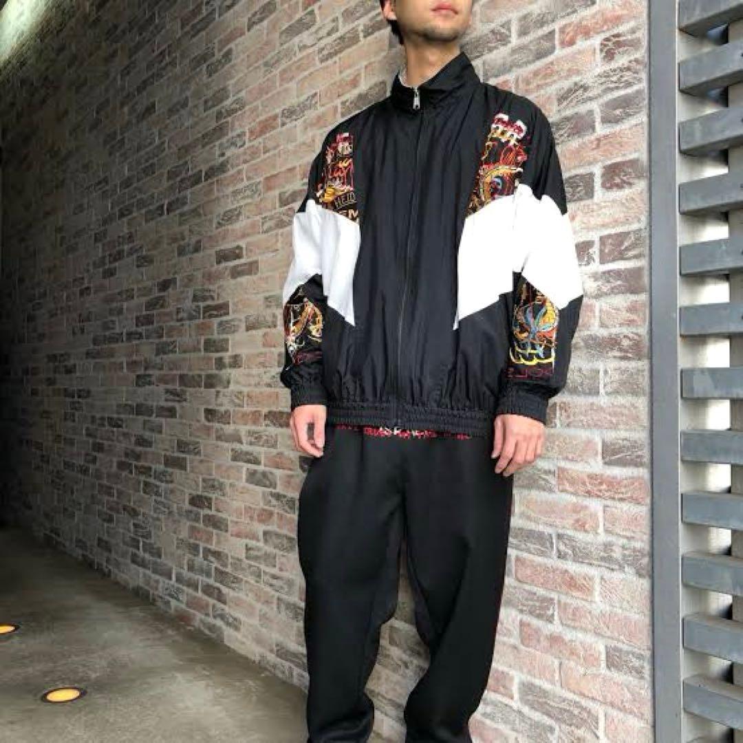 【マロ】BREAKUP EMBROIDERY TRACK JACKET