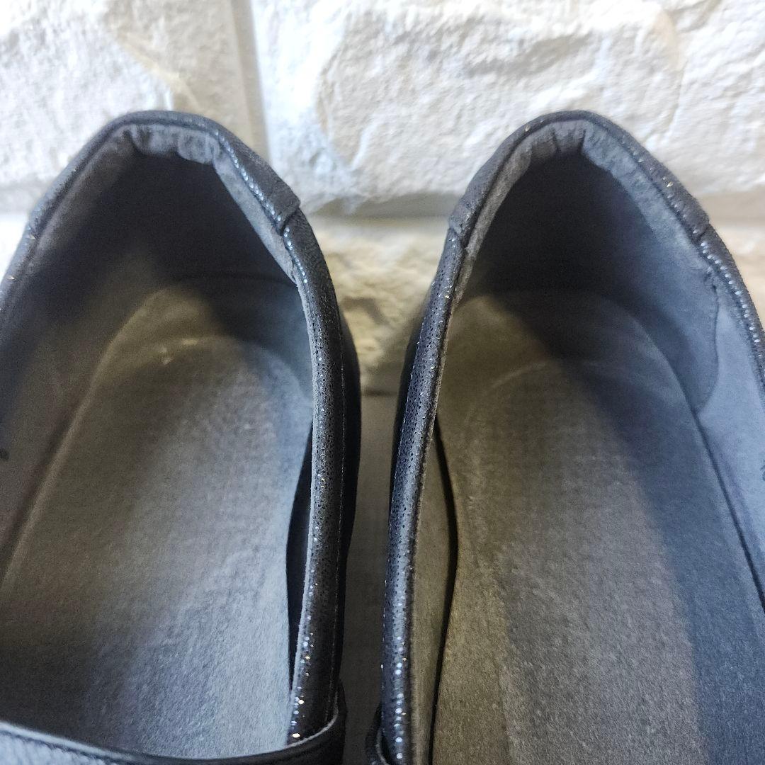 美品 asics walking✨コンフォートストラップパンプス 黒 4E