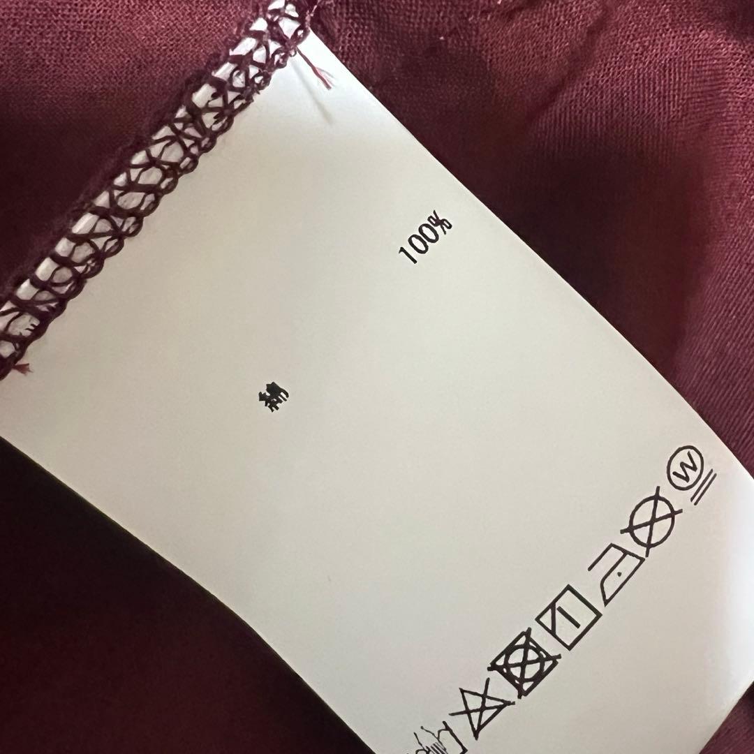 配色フリル フードブラウス ピンクハウス