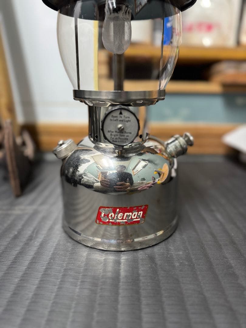 コールマン202 点火確認済み好調です1955年5月 Coleman コールマン