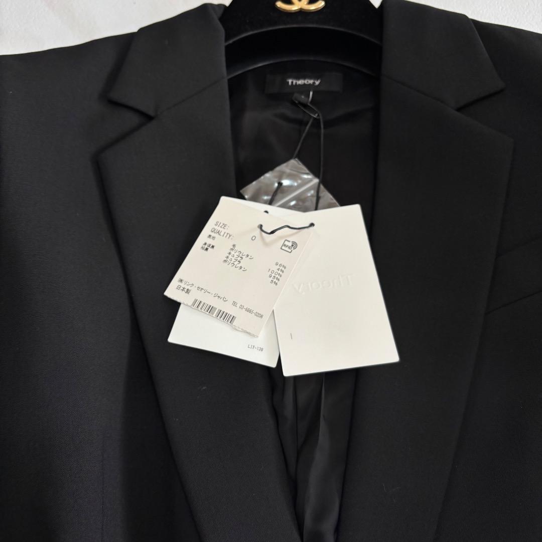 新品タグ付　Theory セオリー　パンツスーツ　Tailor Gabe N　黒