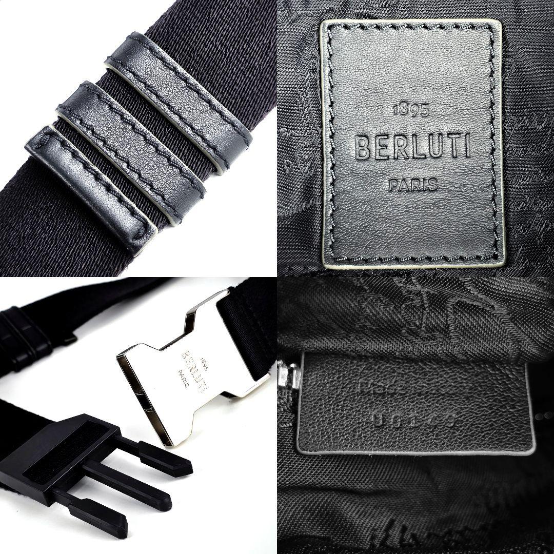 極美品 ベルルッティ Berluti コンプライス ボディバッグ カリグラフィー