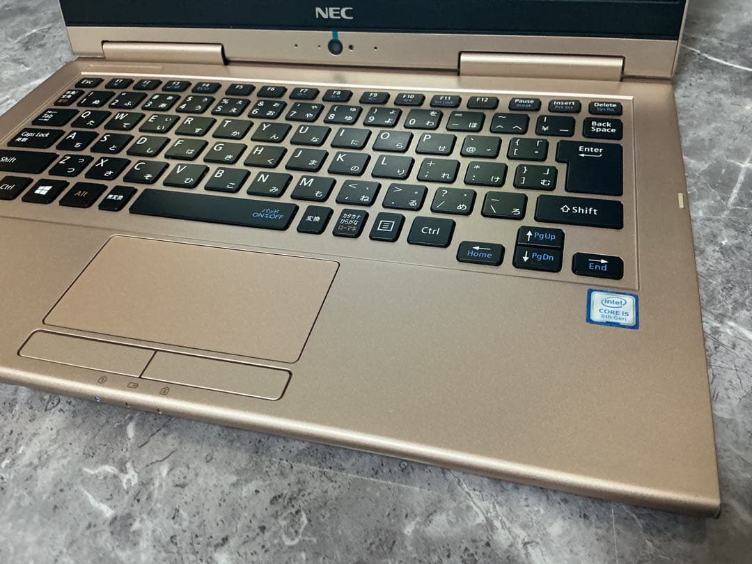 ✨NEC✨タッチパネル✨第8世代✨新品m.2SSD✨FHD✨corei5✨軽量
