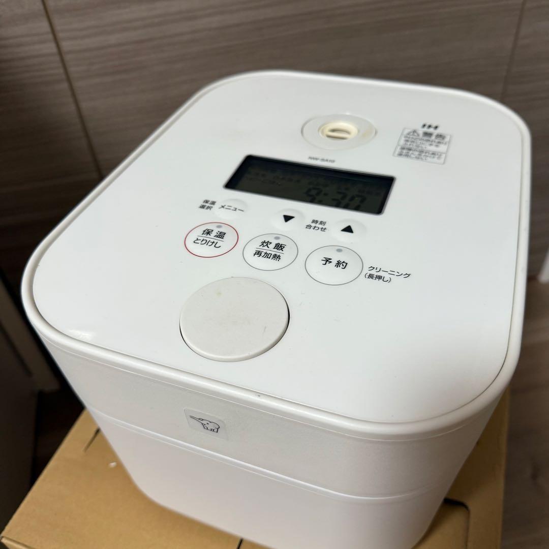 象印 炊飯器 STAN. NW-SA10-BA 5.5合 IH 2020年製