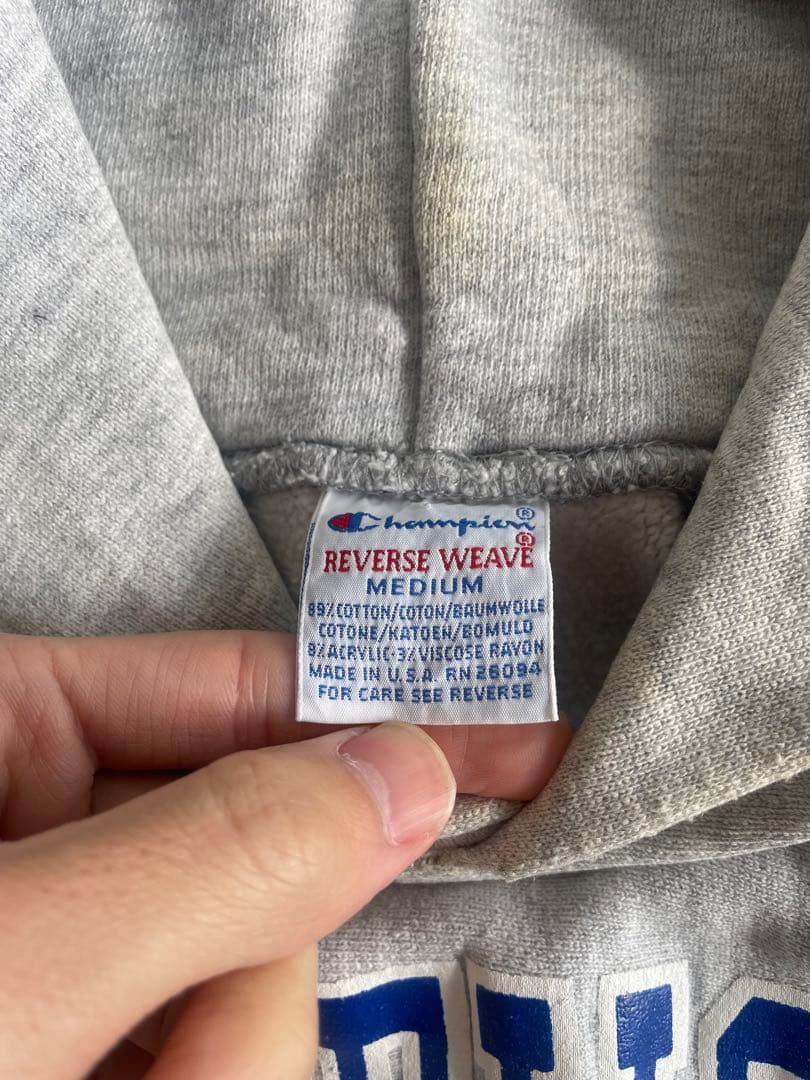 チャンピオン リバースウィーブ 刺繍タグ 90s USA製 スウェット M
