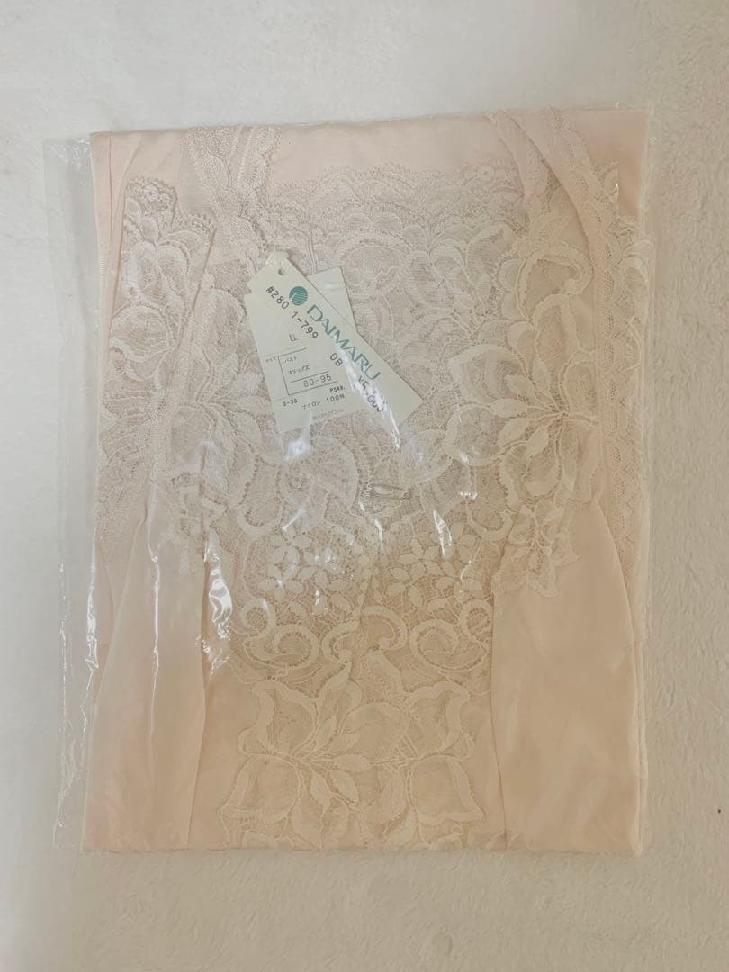 ワコールピンク レースキャミソール 3点セット