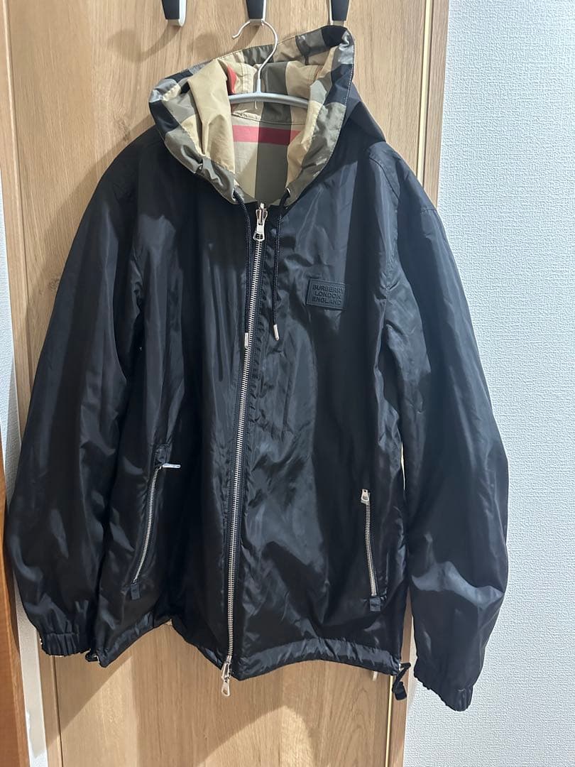 Burberry チェック柄 ナイロンジャケット