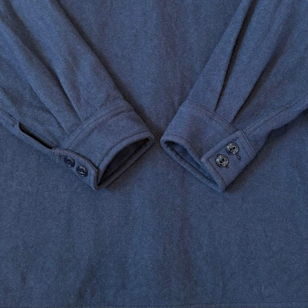 ラルフローレンPOLO JEANS COMPANYウールシャツ Lネイビー