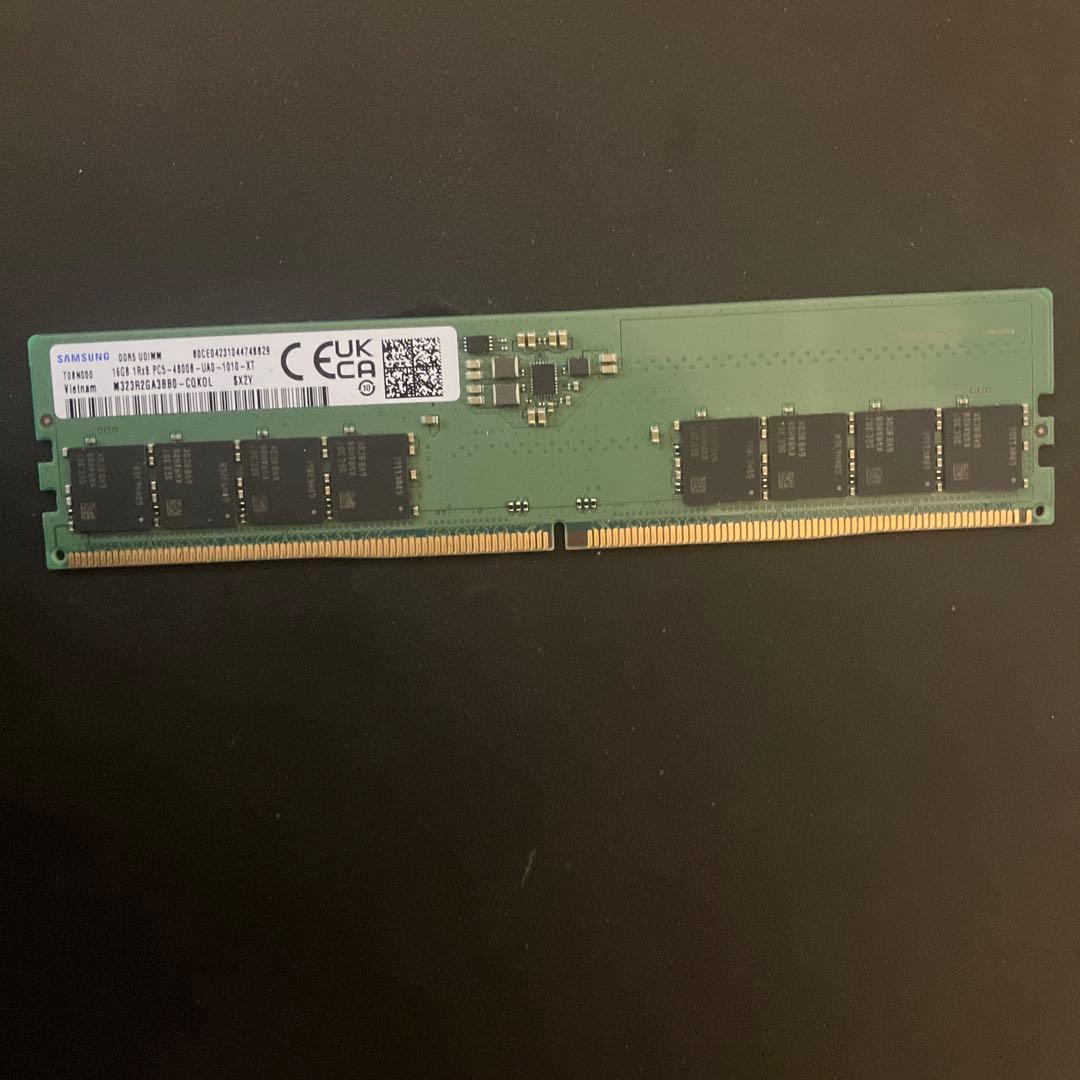 Samsung DDR5 16GB メモリ 4800B