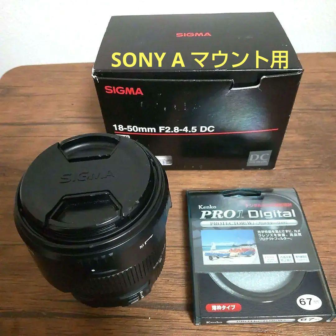 SIGMA 18-50mm F2.8-4.5 DC HSM + フィルター