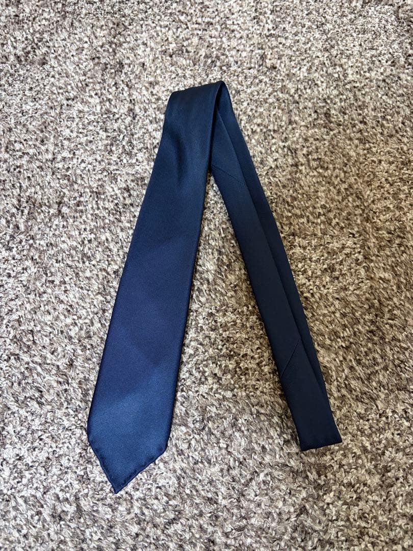 TIE YOUR TIE ネイビー ネクタイ　50オンスセッテピエゲ 美品