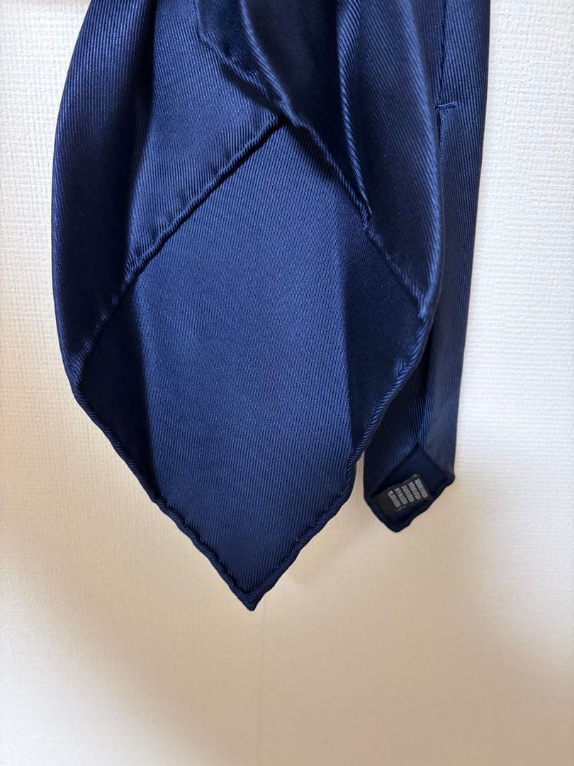 TIE YOUR TIE ネイビー ネクタイ　50オンスセッテピエゲ 美品