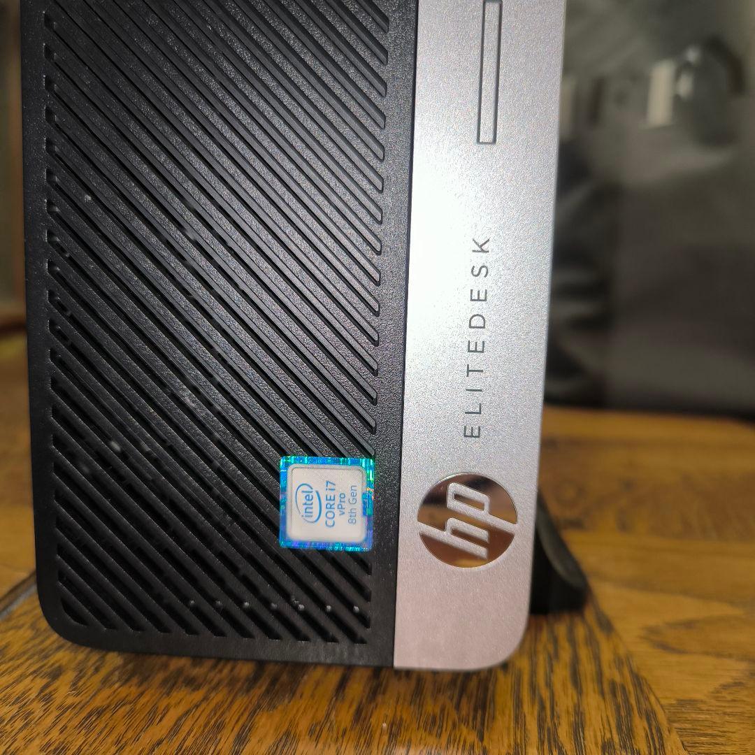 HP EliteDesk 800 G4 SFF【i7-8700 32GB】