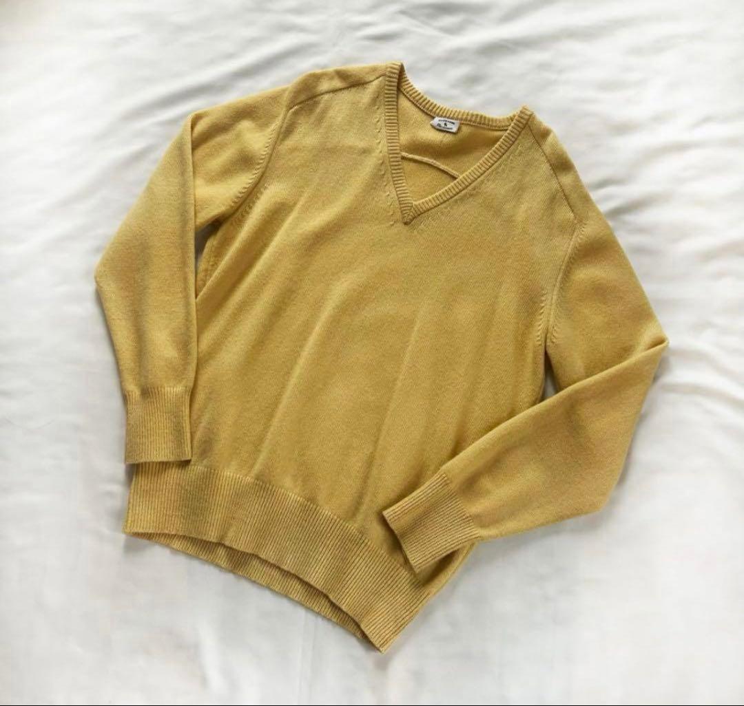 MAATEE&SONS 度詰めＶネックセーター