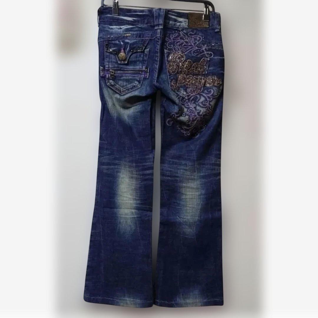 REDPEPPER　ブーツカット デニム　y2k 豹柄　新品同様！超希少　27