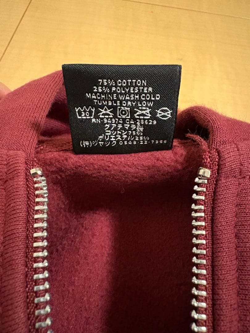 stussy ミラージップ パーカー S