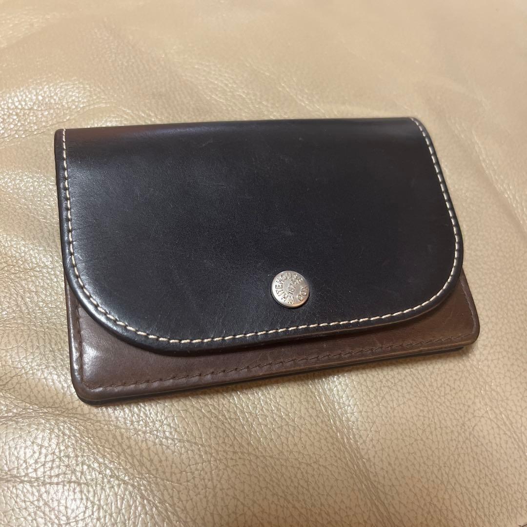 ホワイトハウスコックス　ブライドルレザー名刺入れ　カードケース