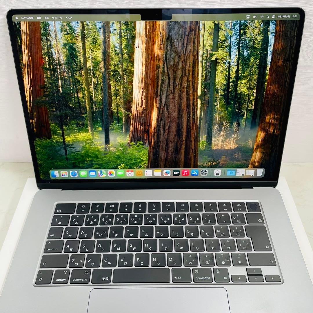 MacBook Air 15インチ M2 2023 16GB SSD 512GB