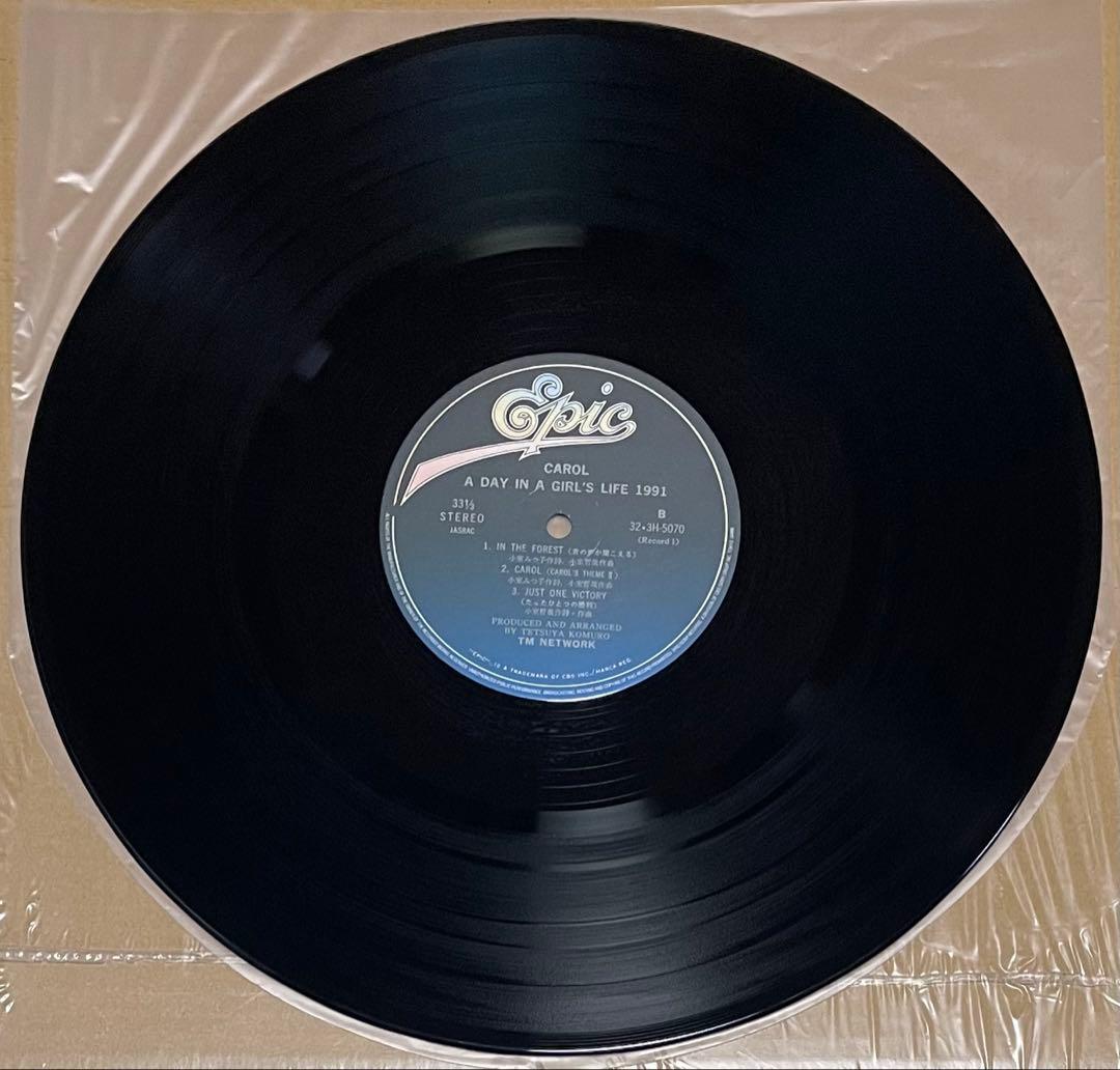 TM NETWORK CAROL レコード LP 2枚組