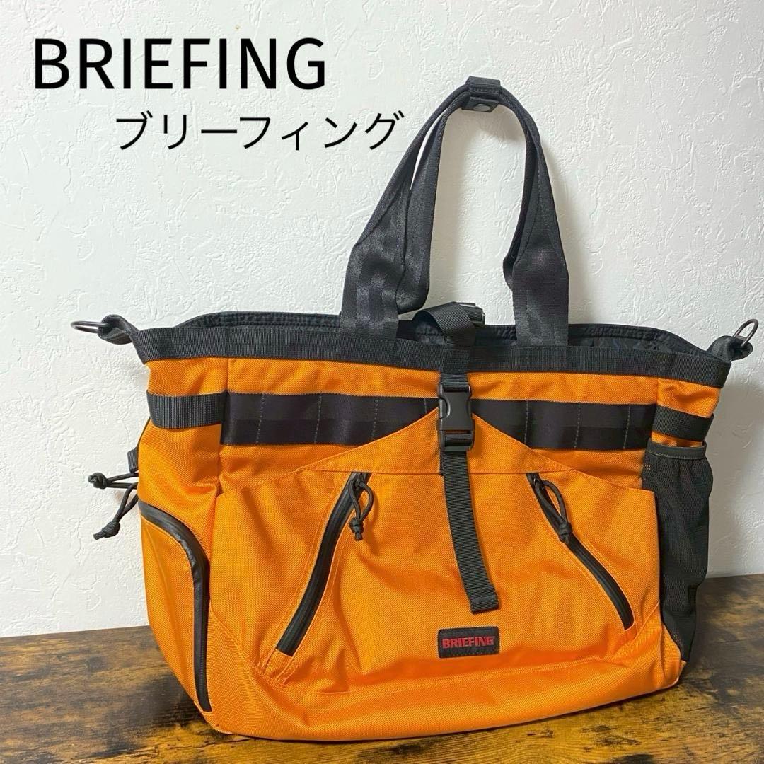 [美品]BRIEFING TRANSITION WIRE GOLF オレンジ