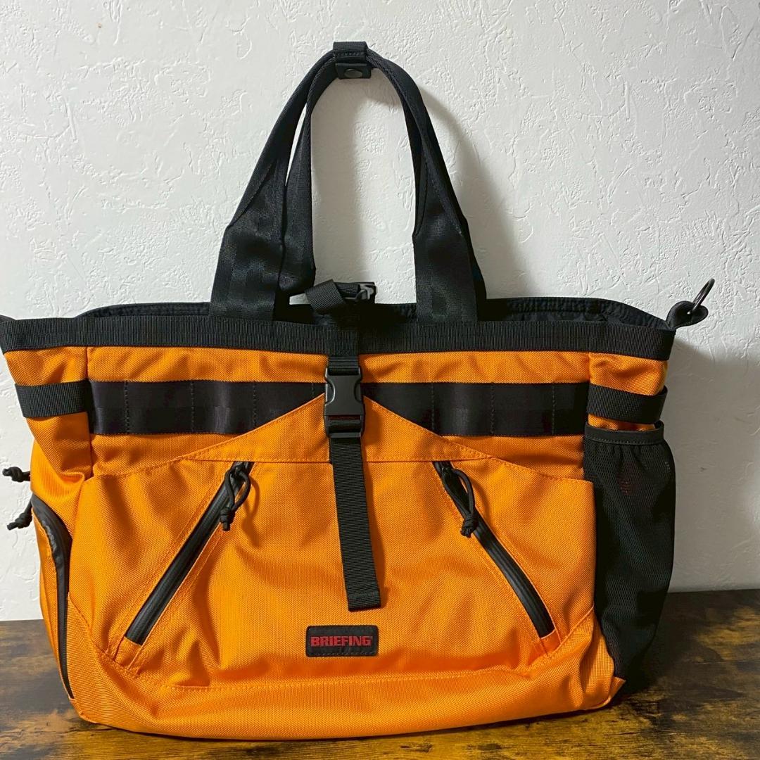 [美品]BRIEFING TRANSITION WIRE GOLF オレンジ