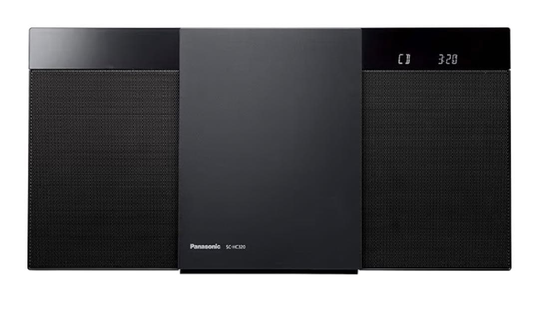 Panasonic ブラック スピーカー黒SC-HC320 リモコン付　コード無