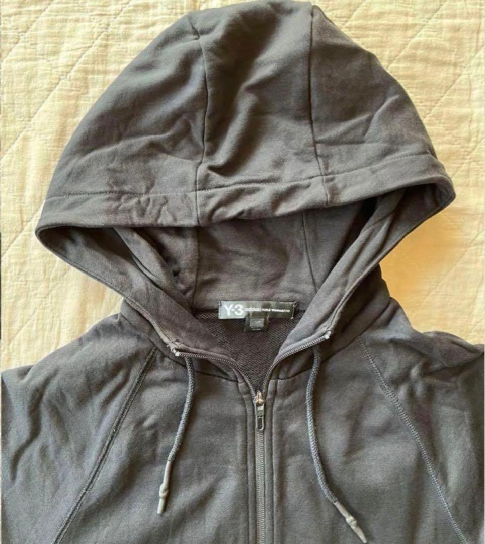 Y-3　ワイスリー　ヨウジヤマモト　ビッグロゴ 　プリント　パーカー　スウェット