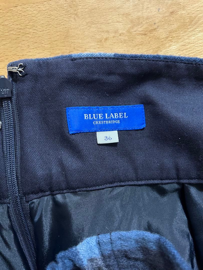 ブルーレーベルクレストブリッジ　クレストブリッジチェックロングスカート