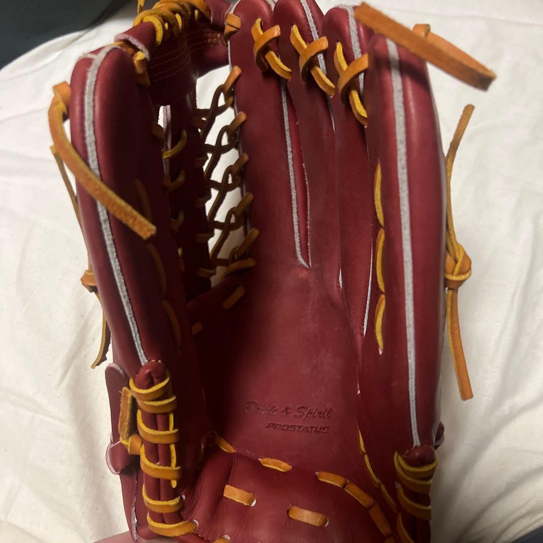 ZETT PROSTATUS 軟式グローブ 赤