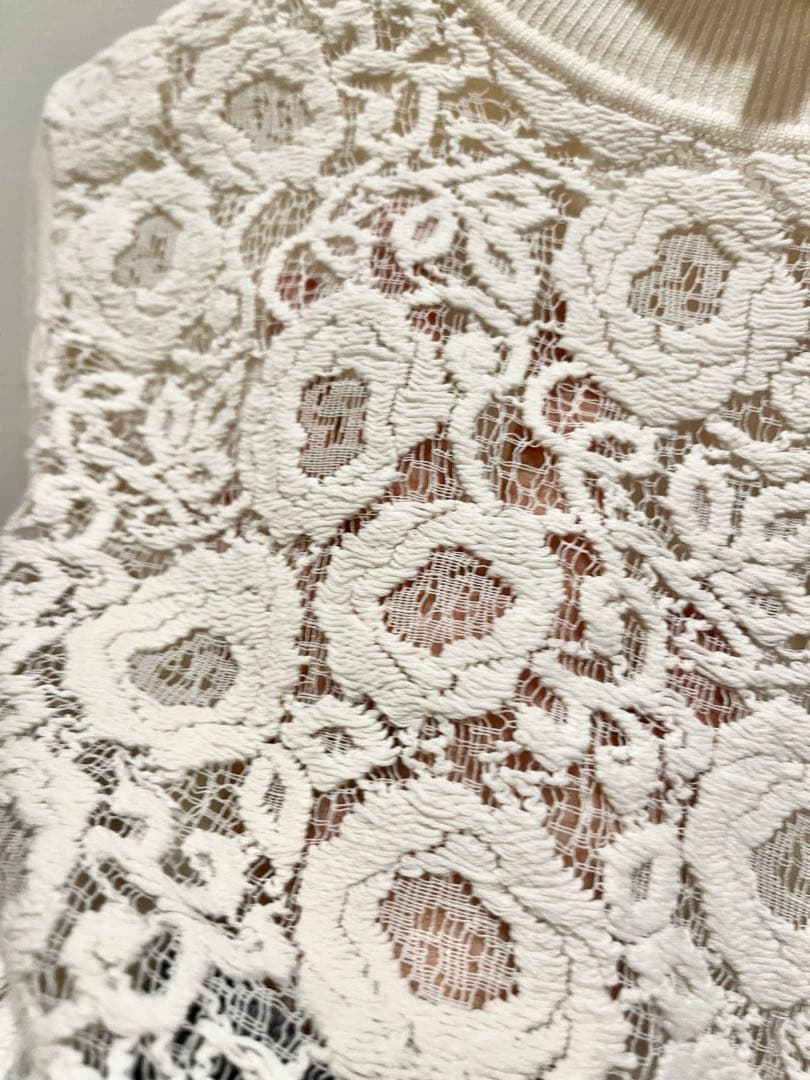 クロエ　Chloe フロントレース　ニット