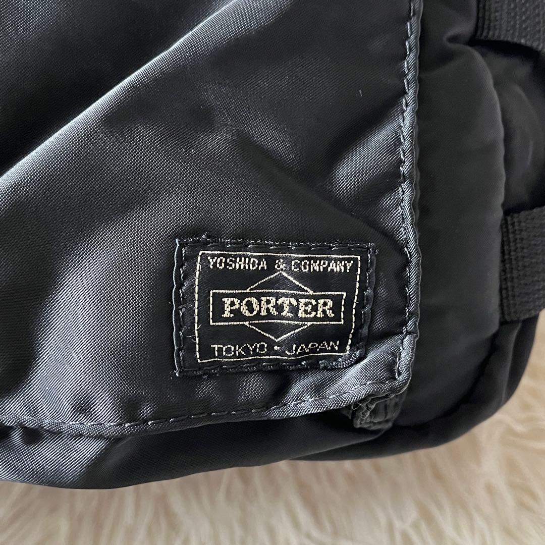 ⭐️未使用級⭐️　PORTER　TANKER　ボディバッグ　ウエストバッグ　黒