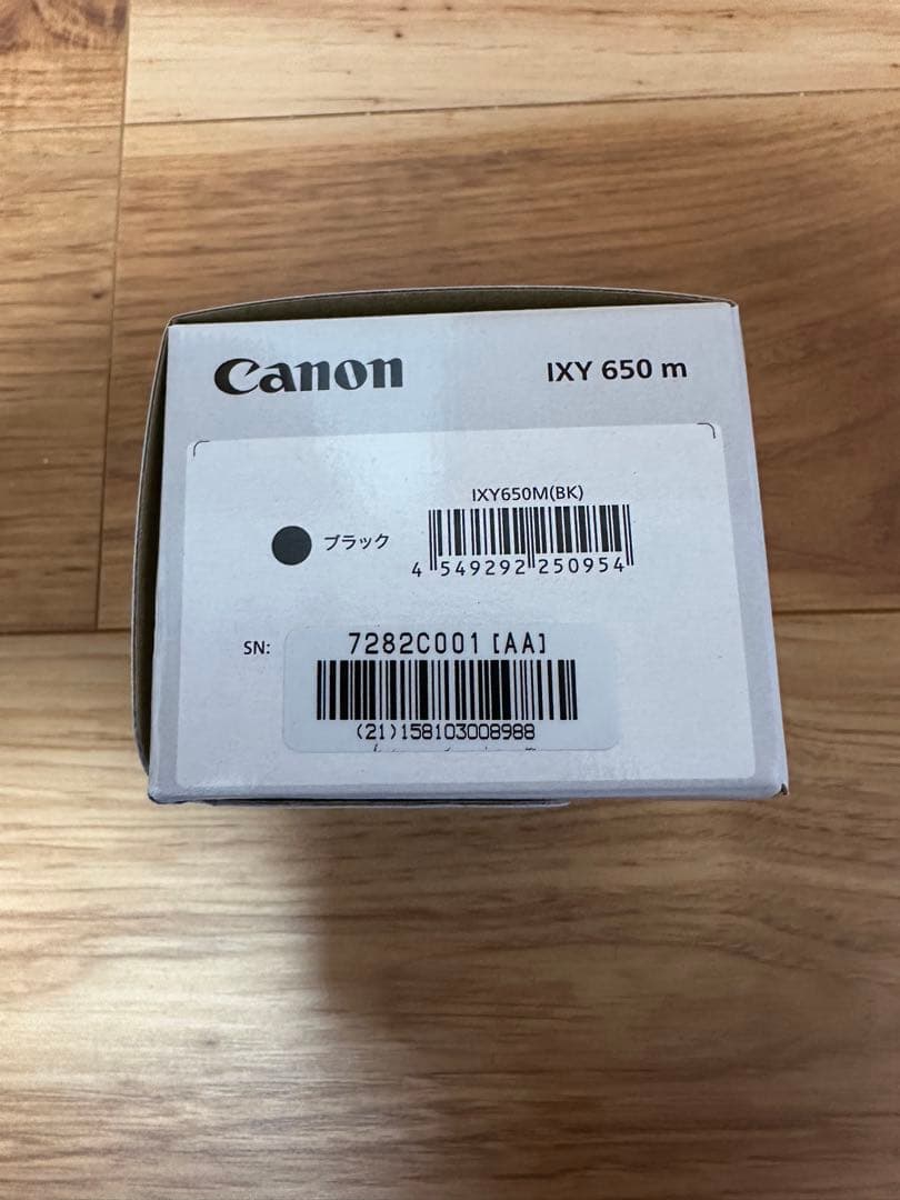 【新品未使用】Canon IXY 650 m ブラック キヤノン コンデジ