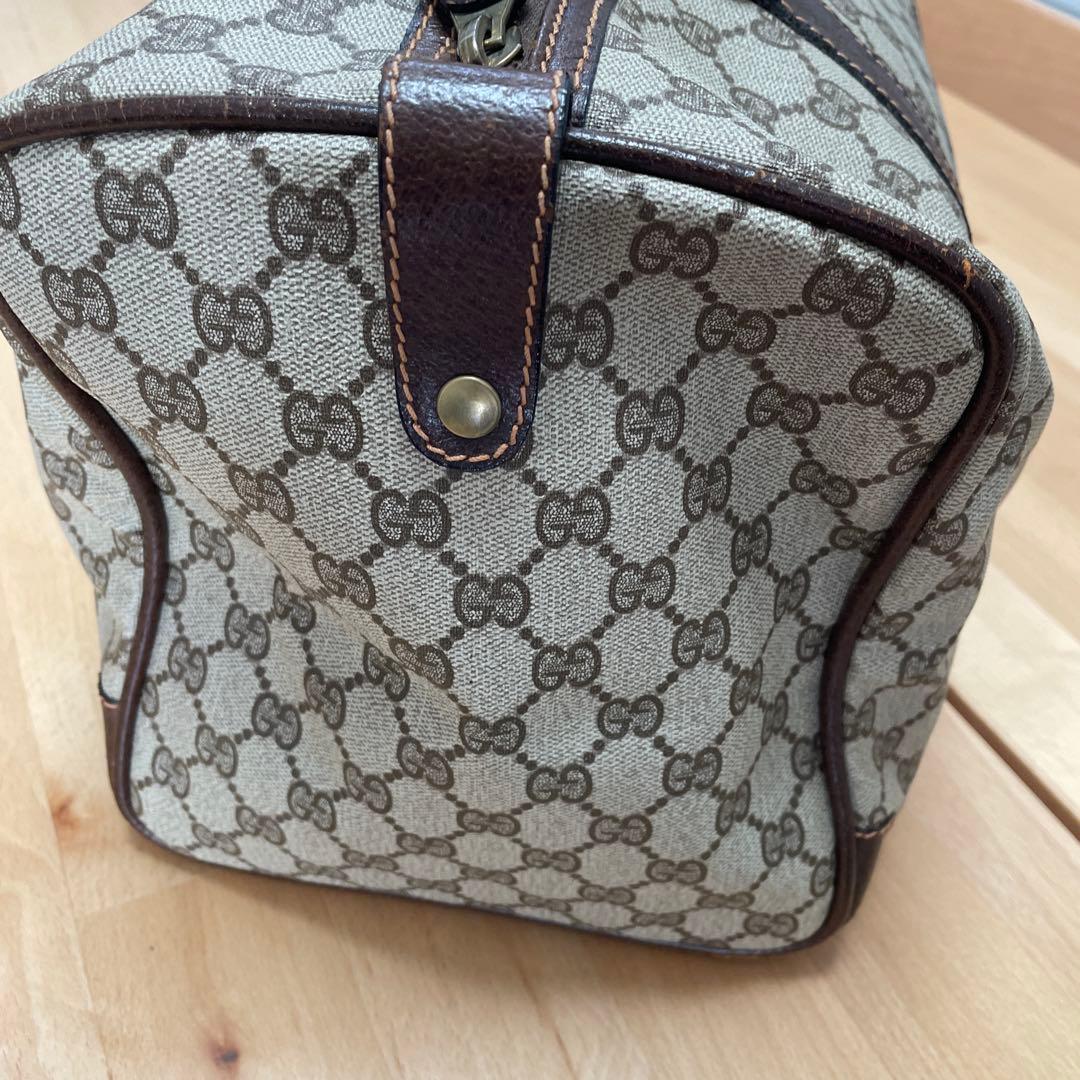 GUCCI グッチ GGキャンバス ボストンバッグ