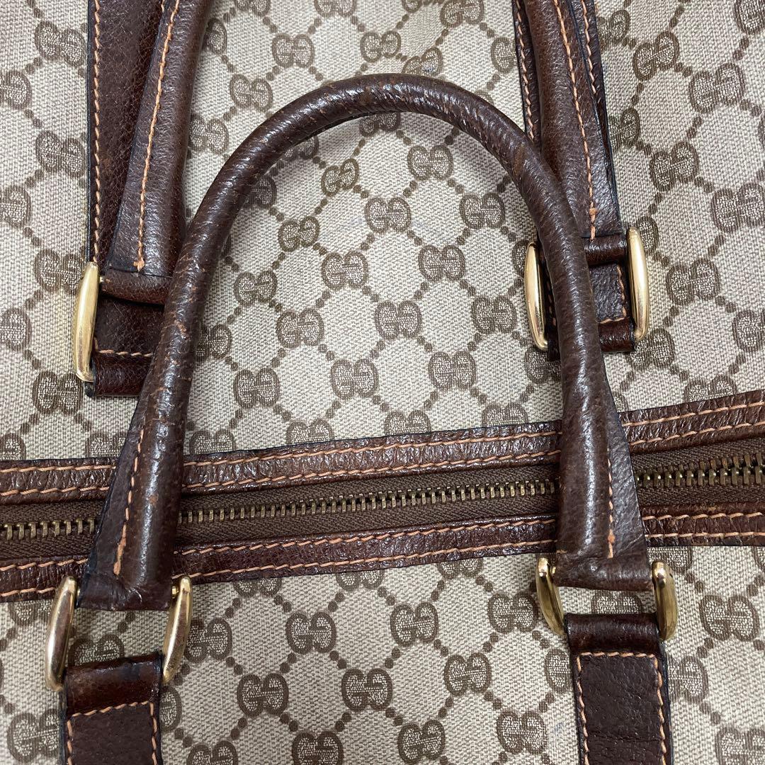 GUCCI グッチ GGキャンバス ボストンバッグ