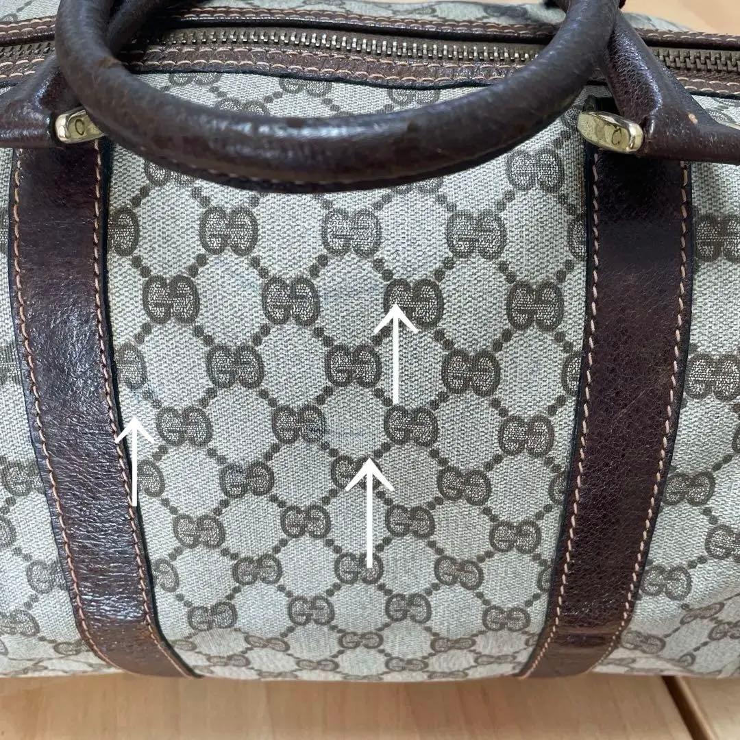 GUCCI グッチ GGキャンバス ボストンバッグ