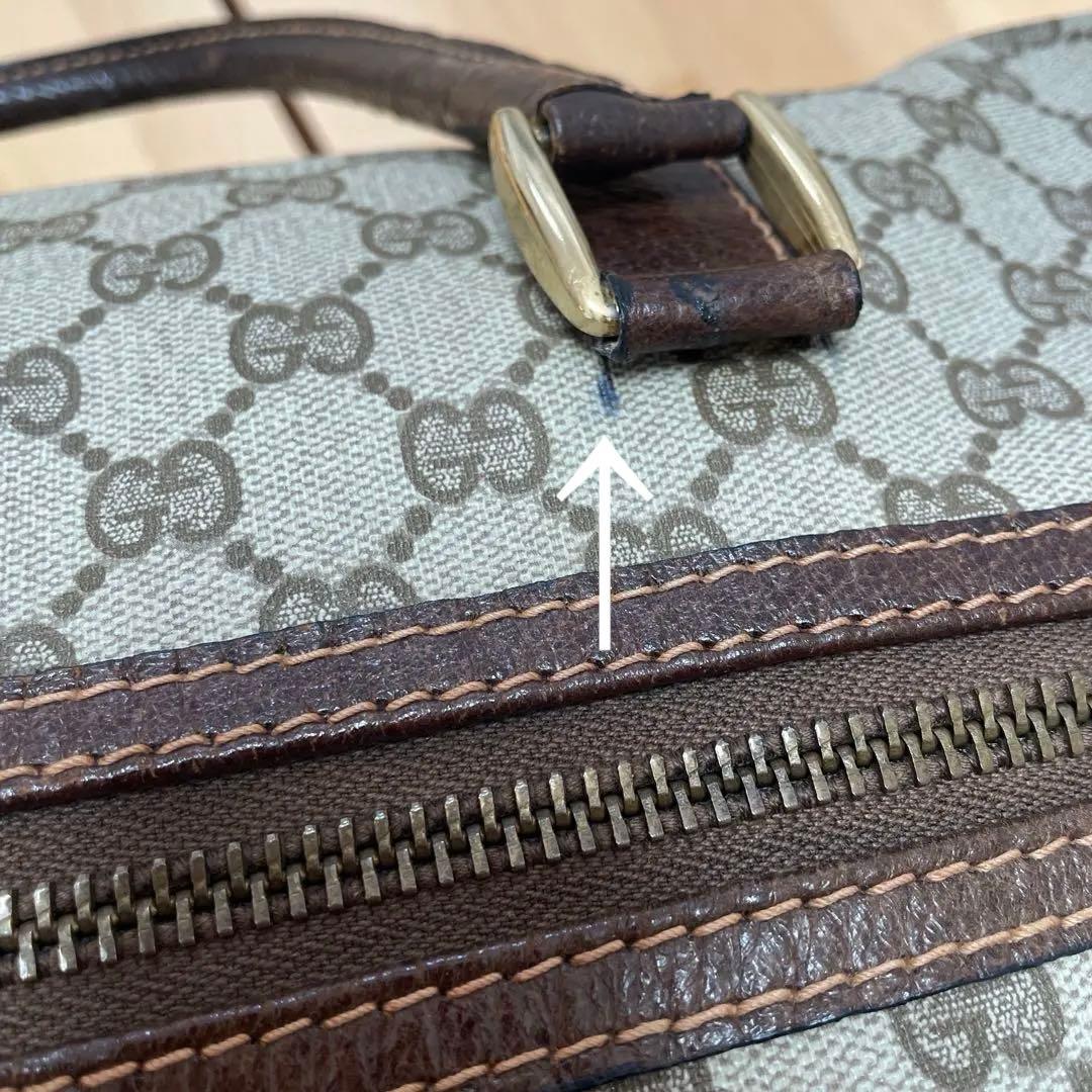 GUCCI グッチ GGキャンバス ボストンバッグ