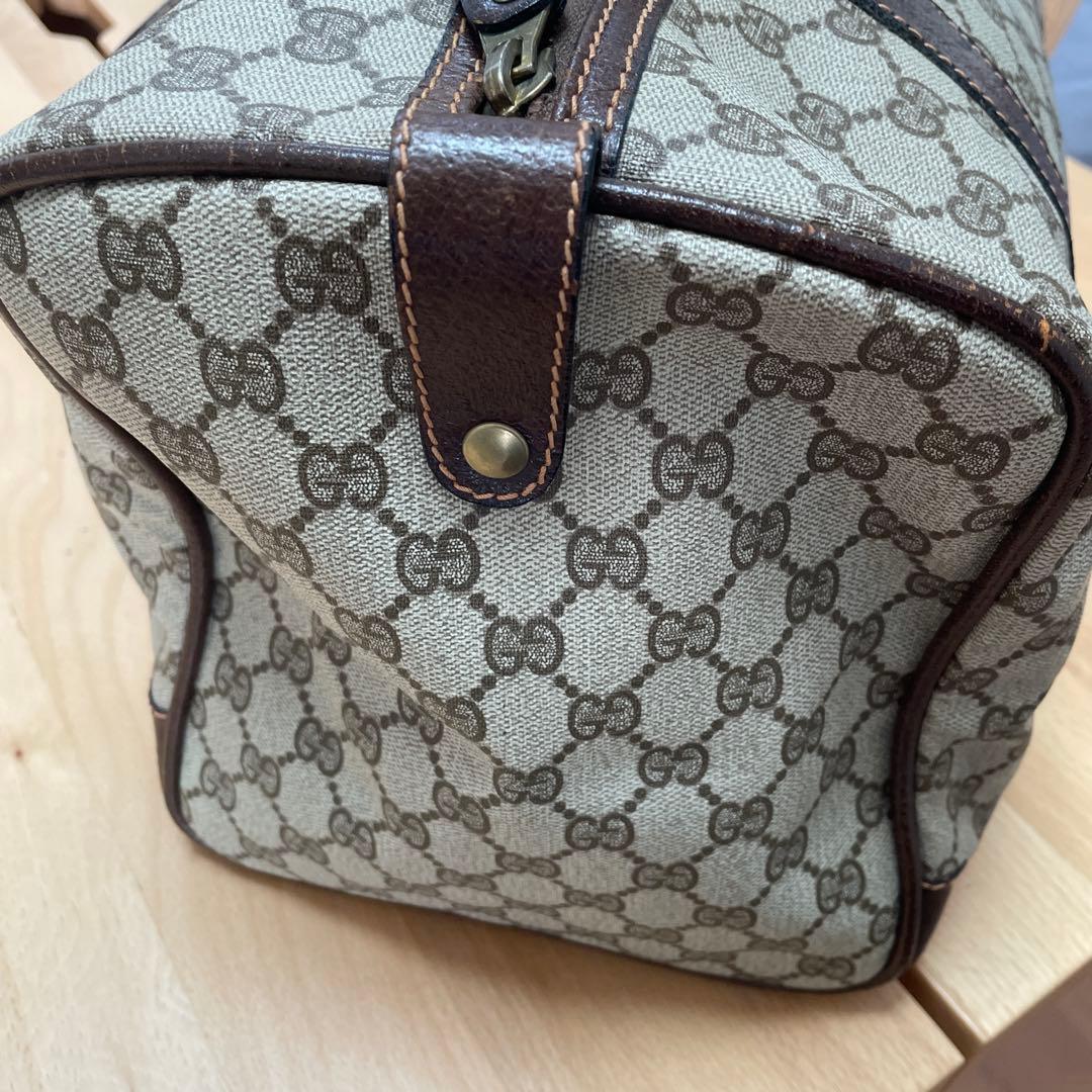 GUCCI グッチ GGキャンバス ボストンバッグ