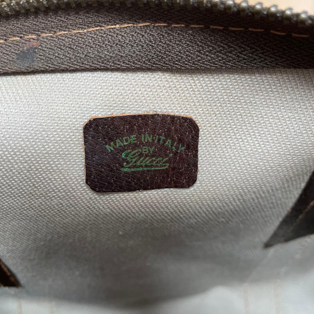 GUCCI グッチ GGキャンバス ボストンバッグ