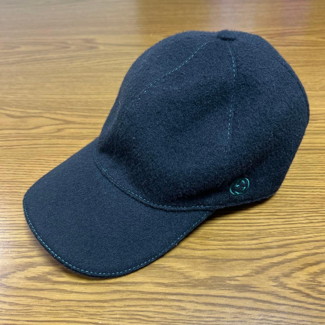 【美品】GUCCI キャップ 59cm 巾着付き