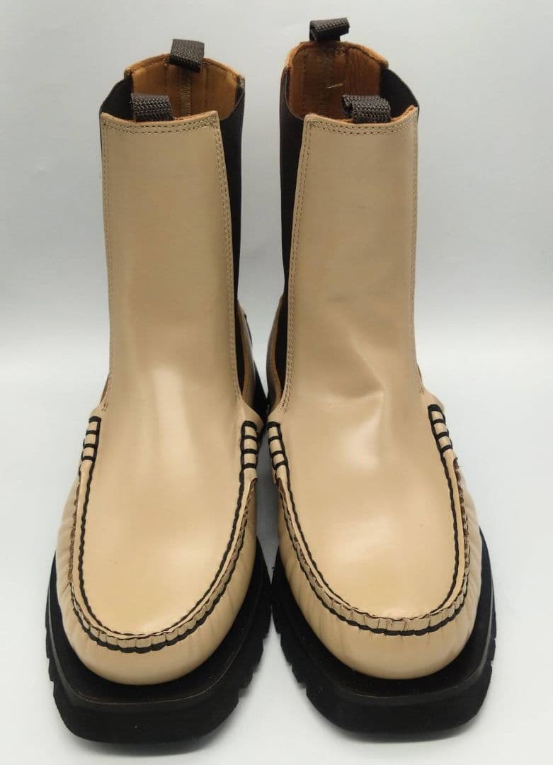 新品HEREU ヘリュー ALDA SPORT モカシン チェルシーブーツ 38