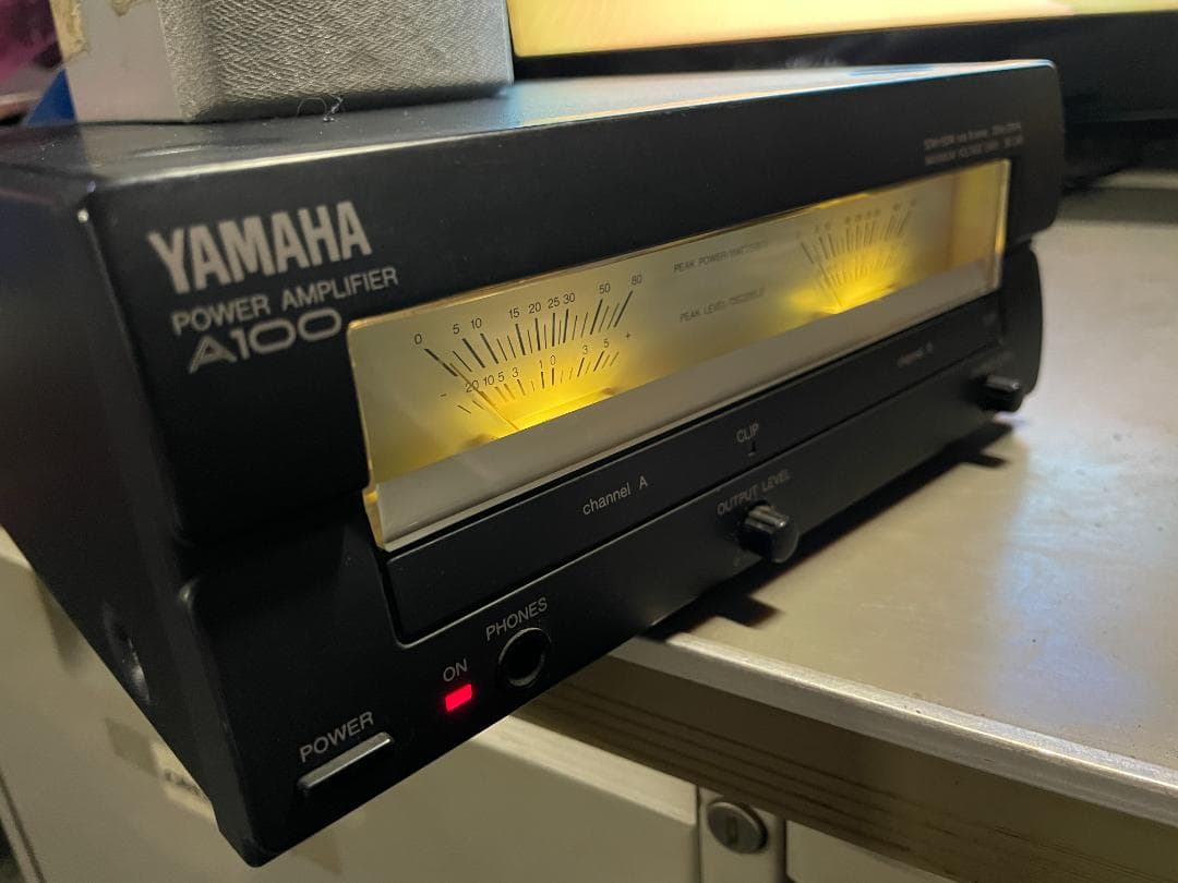 ★動作〇★ ヤマハ パワーアンプ A100 2ch 名機 YAMAHA アンプ